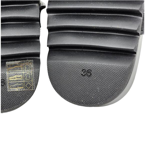 Rick Owens Brancusi Granola Leather Slide Sandals EU 36 US 6 - New $1180 - Picture 6 of 6